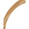 Ekena Millwork 6"W x 26"D x 34"H Thorton Rough Sawn Knee Brace, Western Red Cedar BRC06X26X34THR00RWR - alternate 4